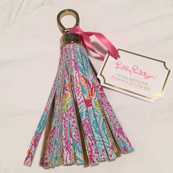 Lilly Pulitzer Accessories - HP🎉💗NWT Lilly Pulitzer Tassel Keychain